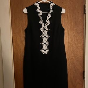 Lilly Pulitzer style black and white dress